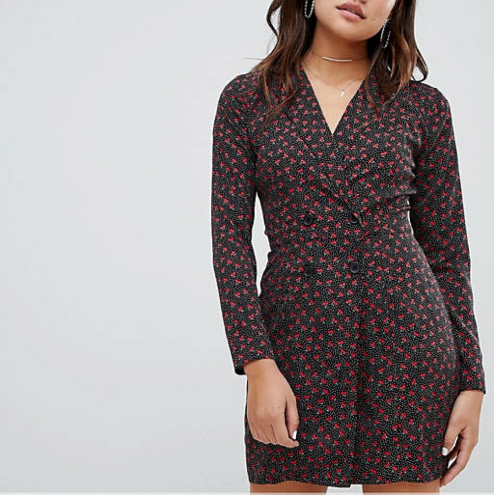 Cherry Blazer Dress